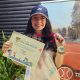 Ariela Moraga, estudiante de la enseñanza media del Liceo Bicentenario de Excelencia Colegio Concepción de Linares, obtuvo un meritorio 2° lugar en la ultima fecha clasificatoria