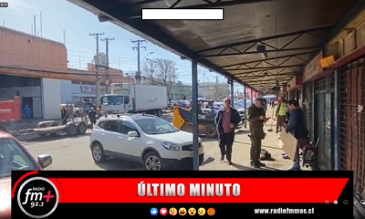 Carabineros y Personal Municipal de Talca desalojan a las afueras del Terminal de Buses